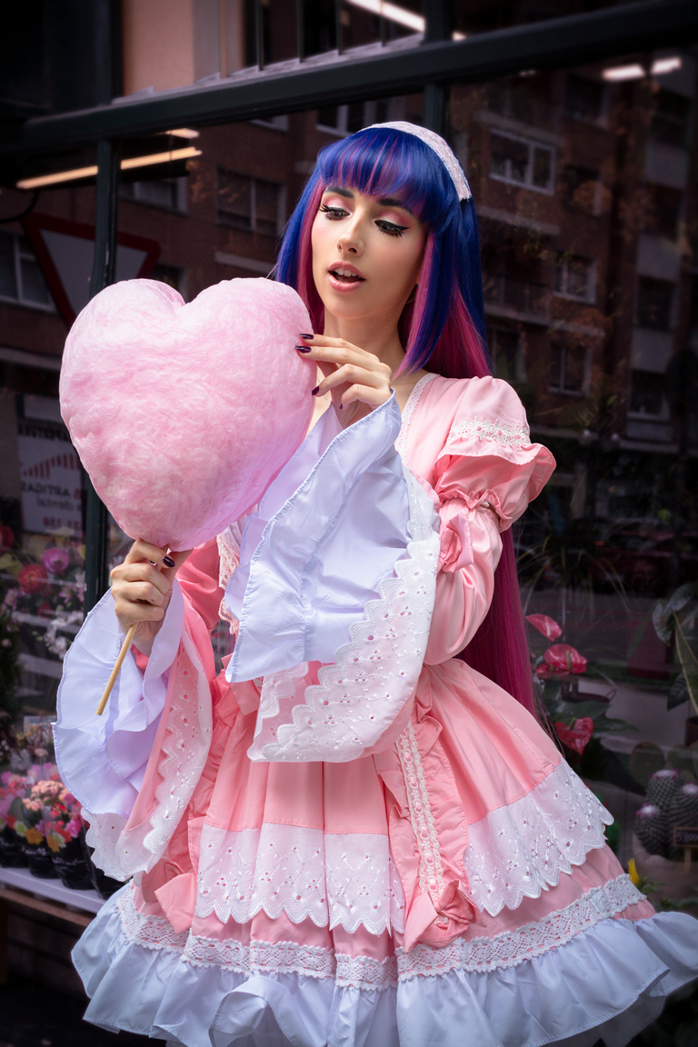 Panty & Stocking with Garterbelt - Stocking Anarchy Cosplay - authentic view Panty & Stocking with Garterbelt - Stocking Anarchy Cosplay - authentic view