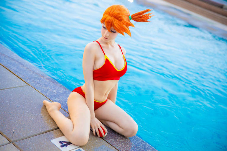 Pokemon - Misty Williams (Swimsuit) Cosplay - premium study