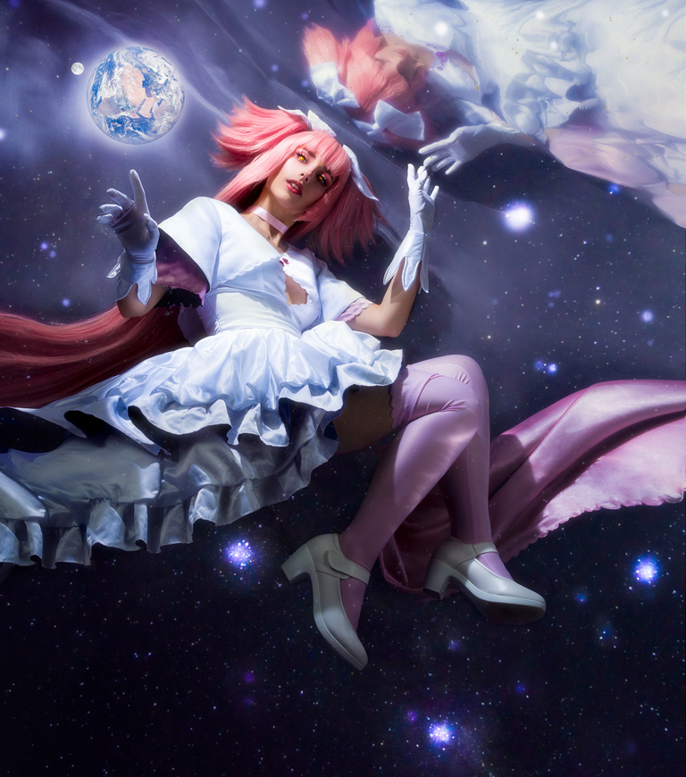 Puella Magi Madoka Magica (Madoka Magica) - Madoka Kaname Cosplay - costume portrait Puella Magi Madoka Magica (Madoka Magica) - Madoka Kaname Cosplay - costume portrait