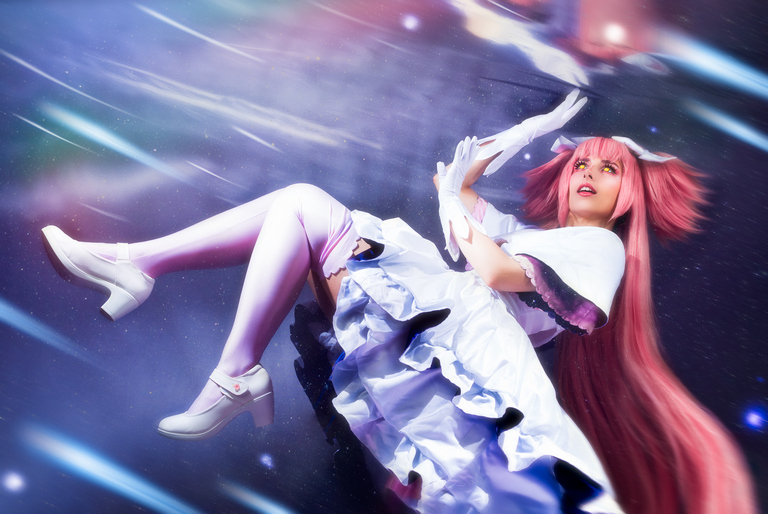 Puella Magi Madoka Magica (Madoka Magica) - Madoka Kaname Cosplay - portrait photo Puella Magi Madoka Magica (Madoka Magica) - Madoka Kaname Cosplay - portrait photo
