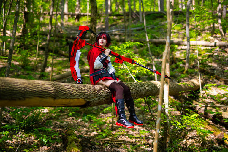 RWBY - Ruby Rose (Little Red) Cosplay - inspired character capture RWBY - Ruby Rose (Little Red) Cosplay - inspired character capture