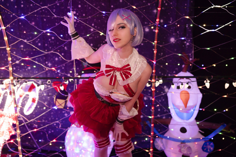 Re Zero - Starting Life in Another World - Rem (Christmas) Cosplay - sensual essence Re Zero - Starting Life in Another World - Rem (Christmas) Cosplay - sensual essence