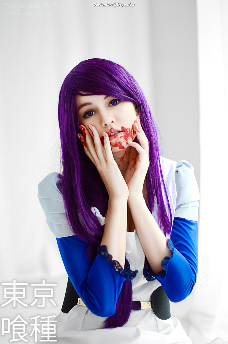 Tokyo Ghoul - Rize Kamishiro (Binge Eater) Cosplay - nuanced study Tokyo Ghoul - Rize Kamishiro (Binge Eater) Cosplay - nuanced study