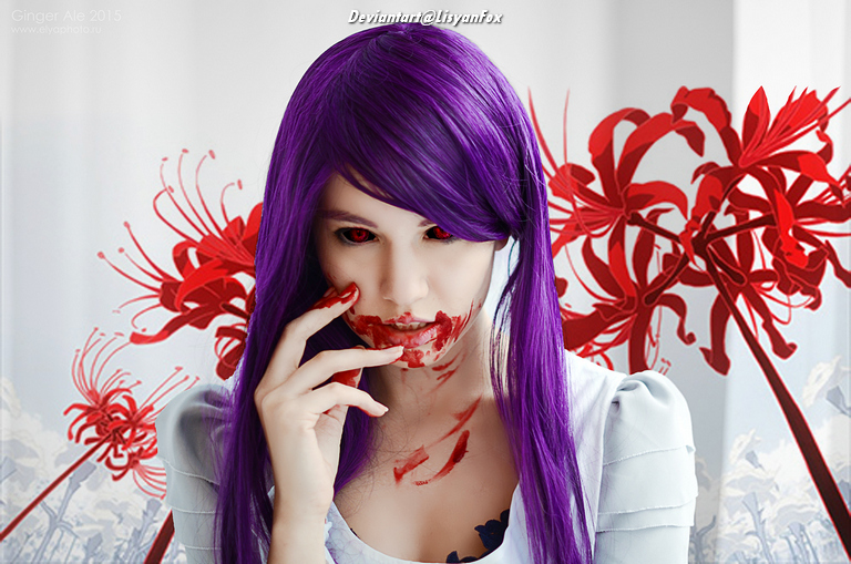Tokyo Ghoul - Rize Kamishiro (Binge Eater) Cosplay - authentic view Tokyo Ghoul - Rize Kamishiro (Binge Eater) Cosplay - authentic view