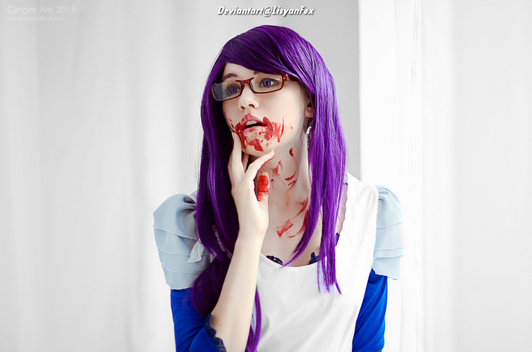 Tokyo Ghoul - Rize Kamishiro (Binge Eater) Cosplay - delicate portrait Tokyo Ghoul - Rize Kamishiro (Binge Eater) Cosplay - delicate portrait