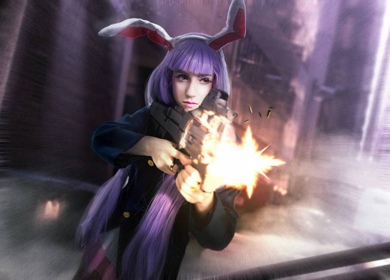 Touhou Project - Reisen Udongein Inaba Cosplay - delicate portrait