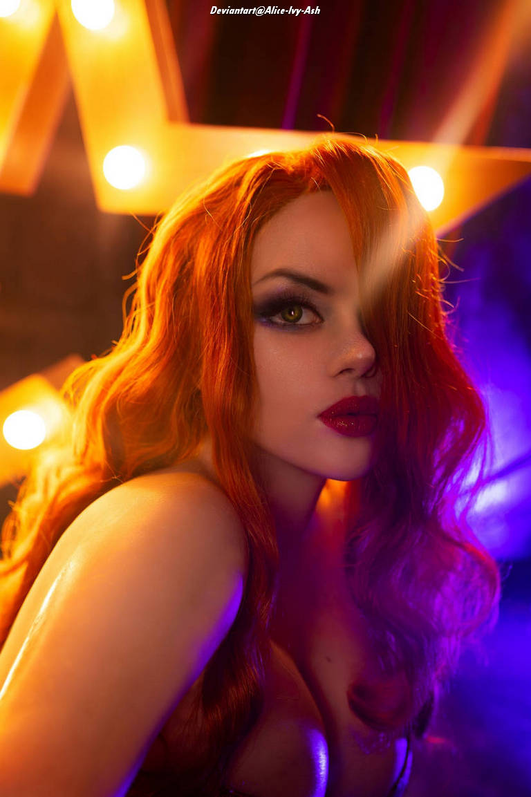 Who Framed Roger Rabbit - Jessica Rabbit (Jessica Krupnick) Cosplay - cinematic portrait