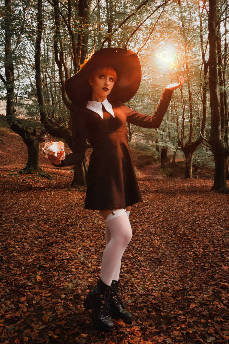 Witch Original Vision Cosplay - full length photo