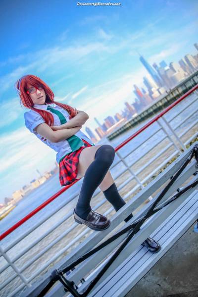 Evangelion - 3.0 You Can (Not) Redo - Mari Makinami Illustrious (School) Cosplay