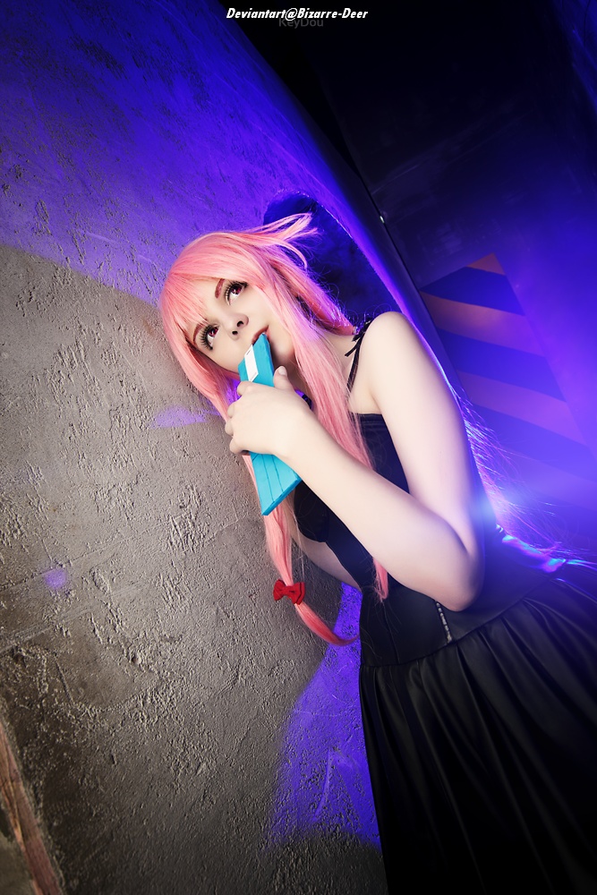 Future Diary - Yuno Gasai (Second) Cosplay full body portrait