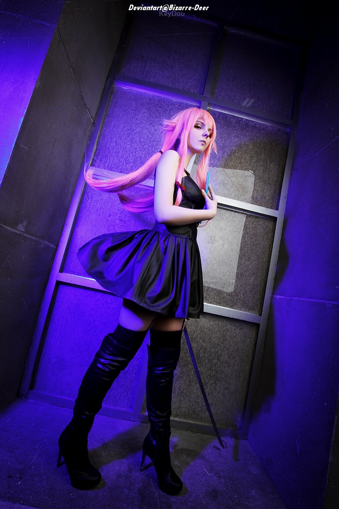 Future Diary - Yuno Gasai (Second) Cosplay full body portrait photography