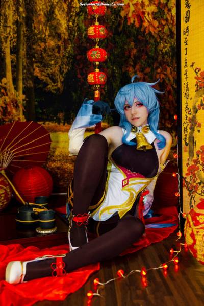 Genshin Impact - Ganyu (Plenilune Gaze) (Frostdew Trail) Cosplay