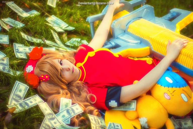 Good Luck Girl - Momiji Binboda (God of Misfortune) Cosplay full length character portrait