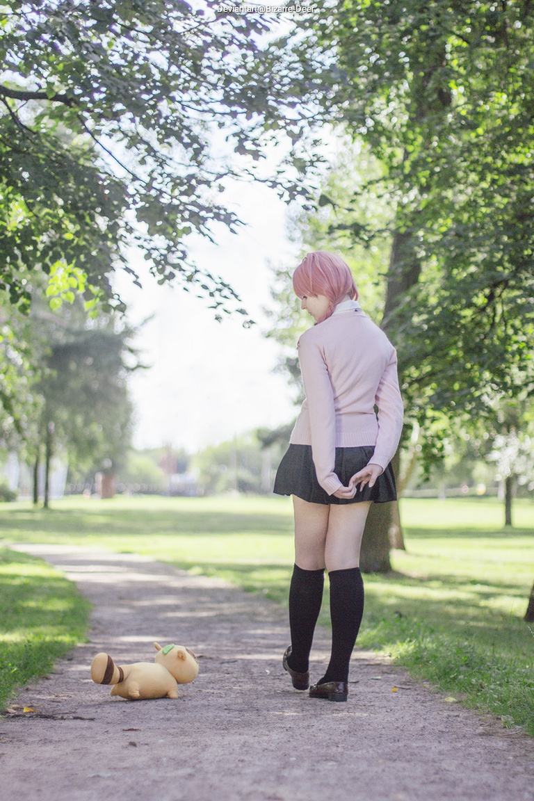 Inu x Boku SS - Karuta Roromiya & Nobara Yukinokouji Cosplay full body portrait