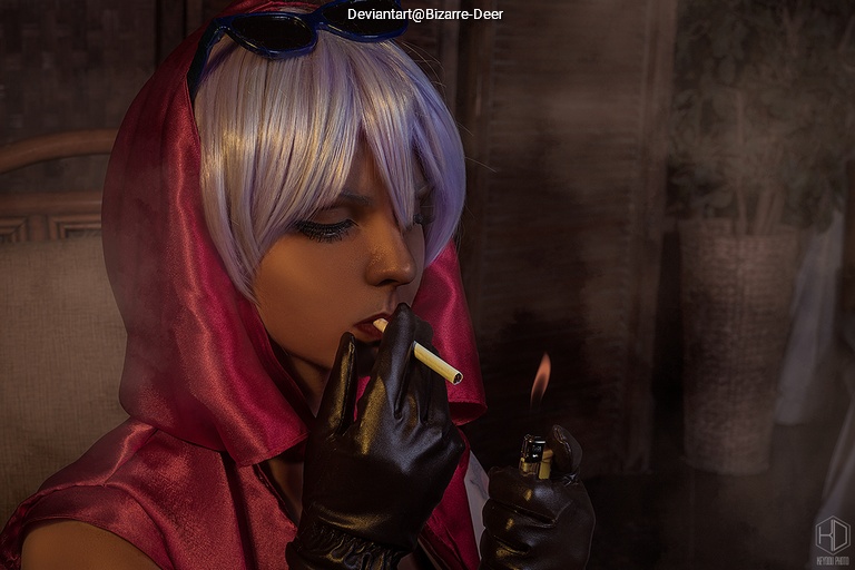 JoJos Bizarre Adventure - Mariah Cosplay - authentic costume view