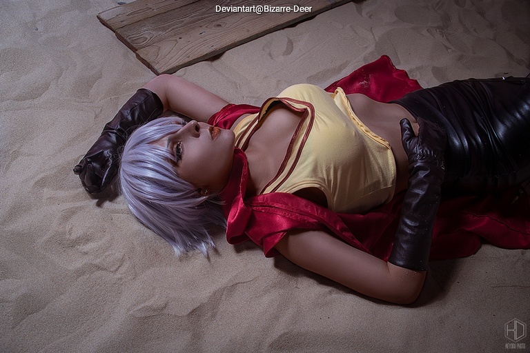 JoJos Bizarre Adventure - Mariah Cosplay - soft focus costume shot