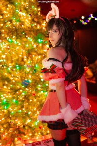Kizuna AI Inc - Kizuna AI (Bundled Love) (Oyabun) (Christmas) Cosplay