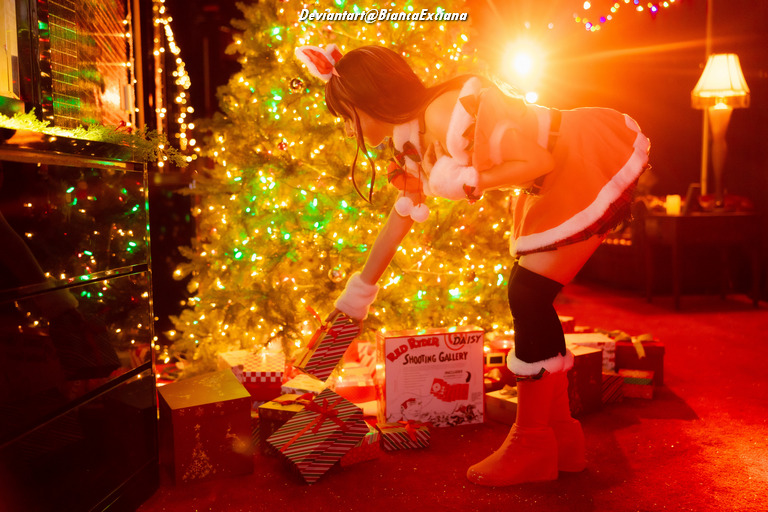 Kizuna AI Inc - Kizuna AI (Bundled Love) (Oyabun) (Christmas) Cosplay anime character costume photo