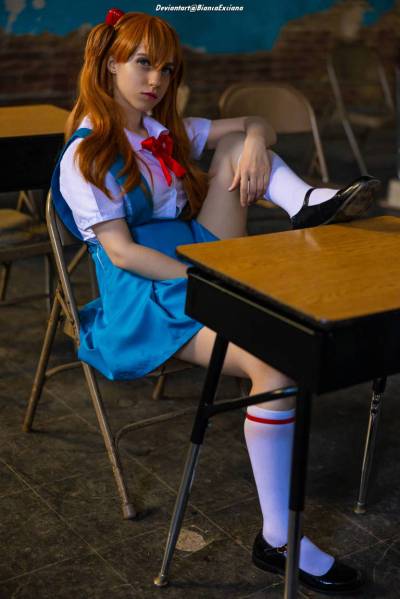 Neon Genesis Evangelion - Asuka Langley Sohryu (School) Cosplay