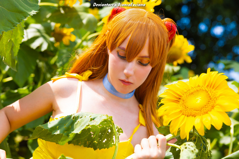 Neon Genesis Evangelion - Asuka Langley Sohryu (Sundress) Cosplay full length photo