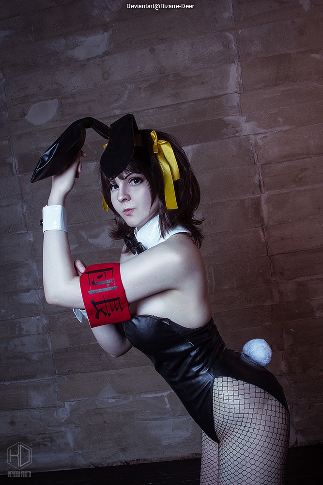 The Melancholy of Haruhi Suzumiya - Haruhi Suzumiya (God Knows) (Bunny) Cosplay anime character costume photo