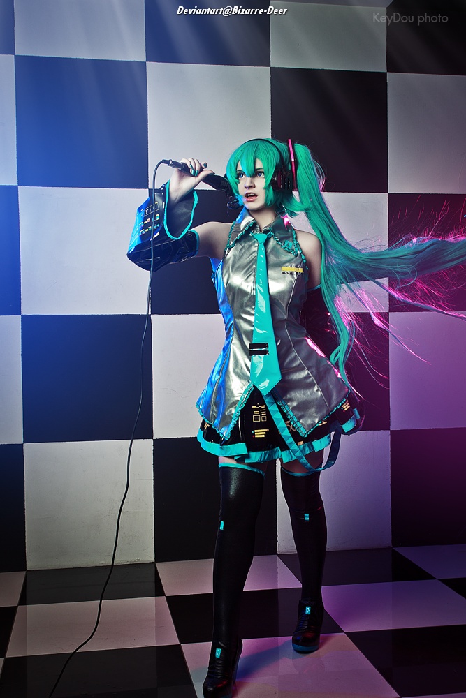 Vocaloid - Hatsune Miku Cosplay character portrait photography