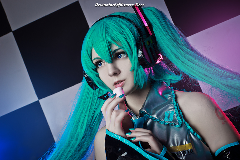 Vocaloid - Hatsune Miku Cosplay character portrait photography