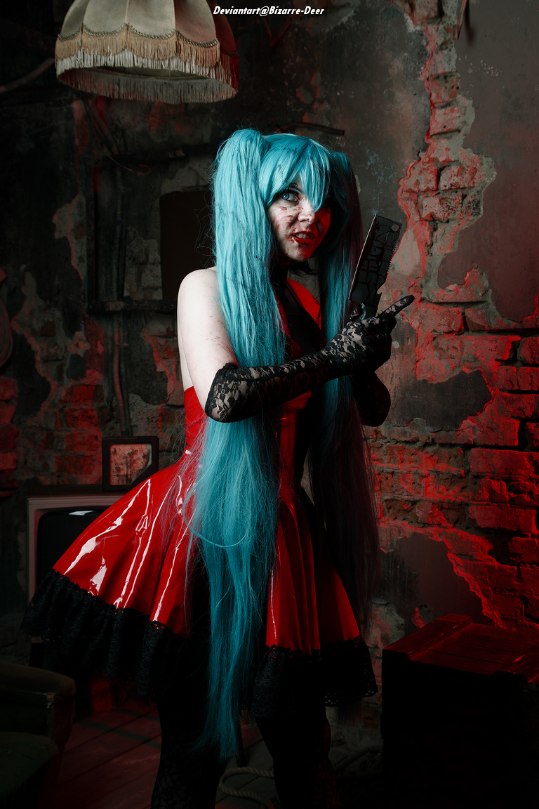 Vocaloid - Hatsune Miku (Rotten Girl Grotesque Romance) Cosplay character portrait photography