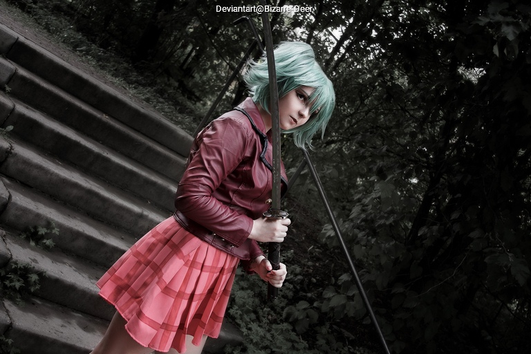 Aigis - The Thousand-Year War - Ryofu Housen (Ren) Cosplay full body portrait