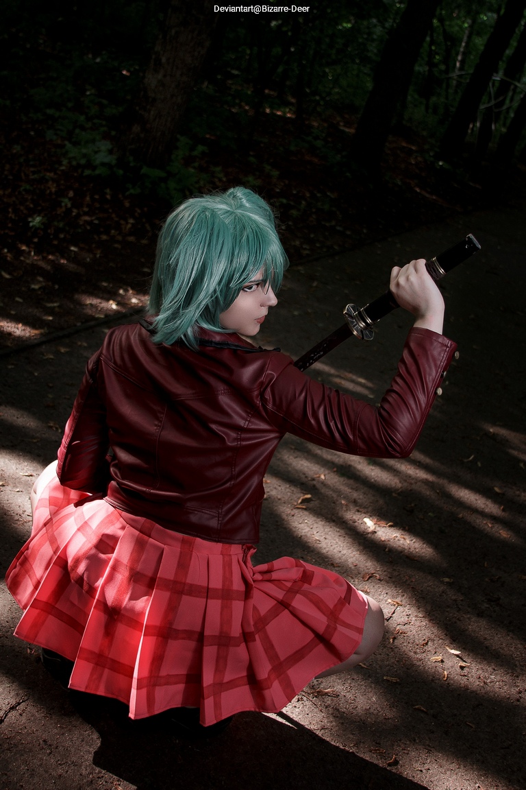 Aigis - The Thousand-Year War - Ryofu Housen (Ren) Cosplay full length photo