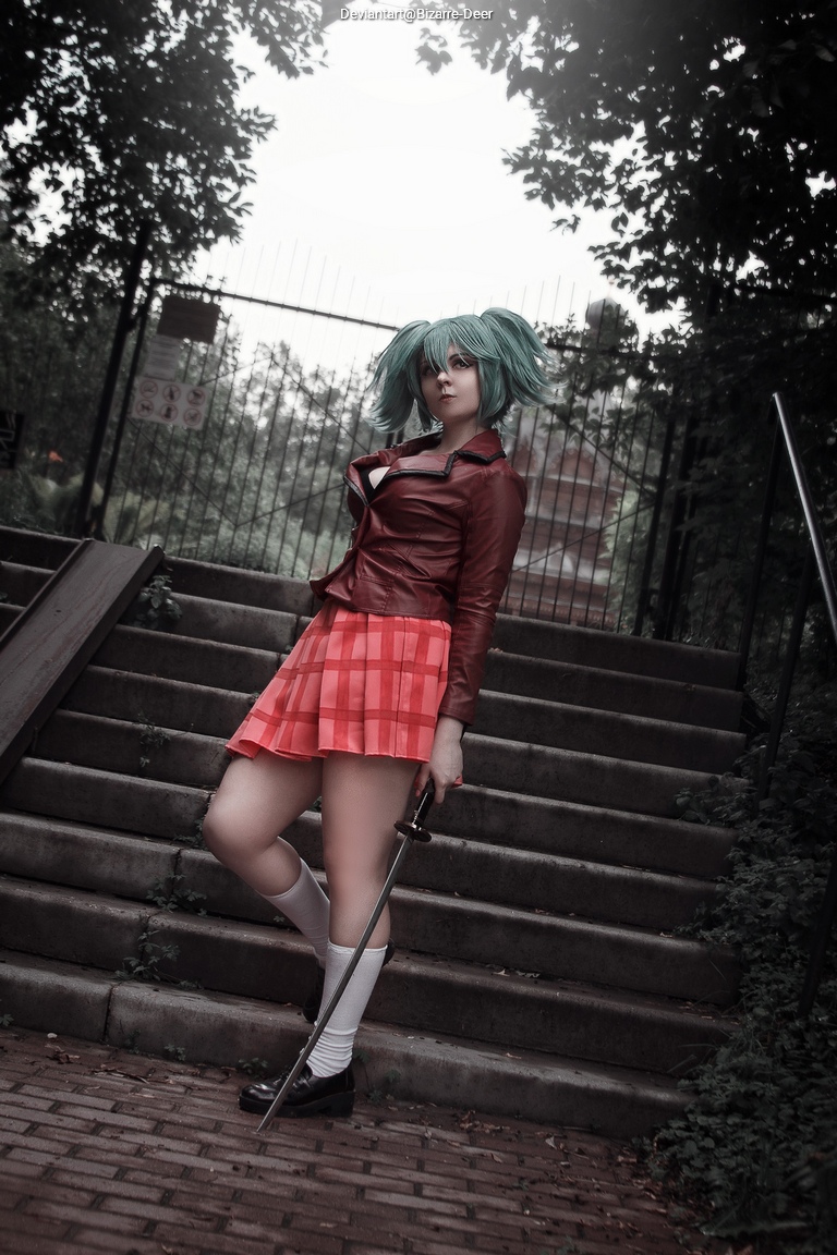 Aigis - The Thousand-Year War - Ryofu Housen (Ren) Cosplay full length character portrait