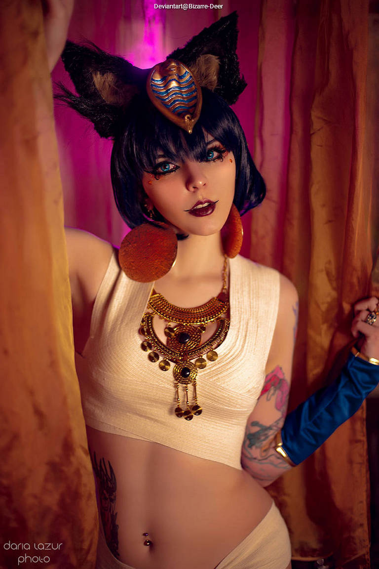 Animal Crossing - Ankha Cosplay full length character portrait