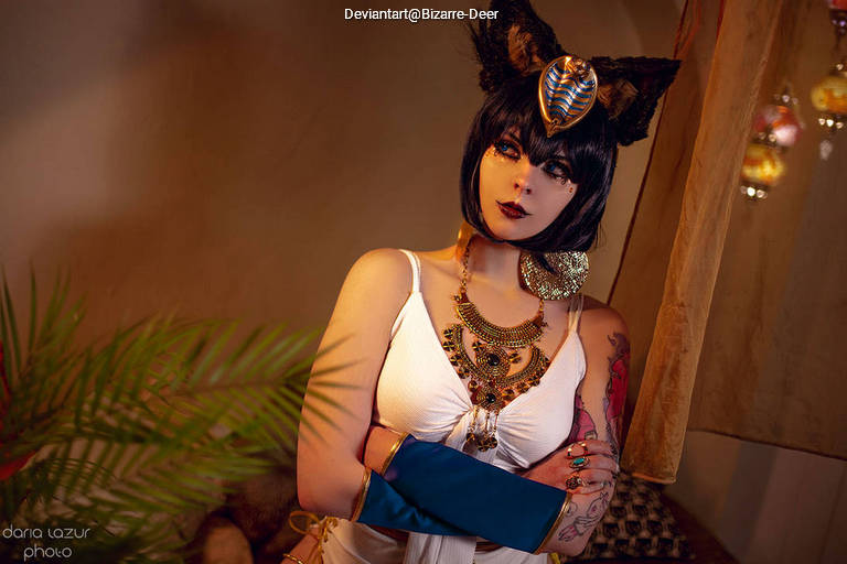 Animal Crossing - Ankha Cosplay character recreation portrait