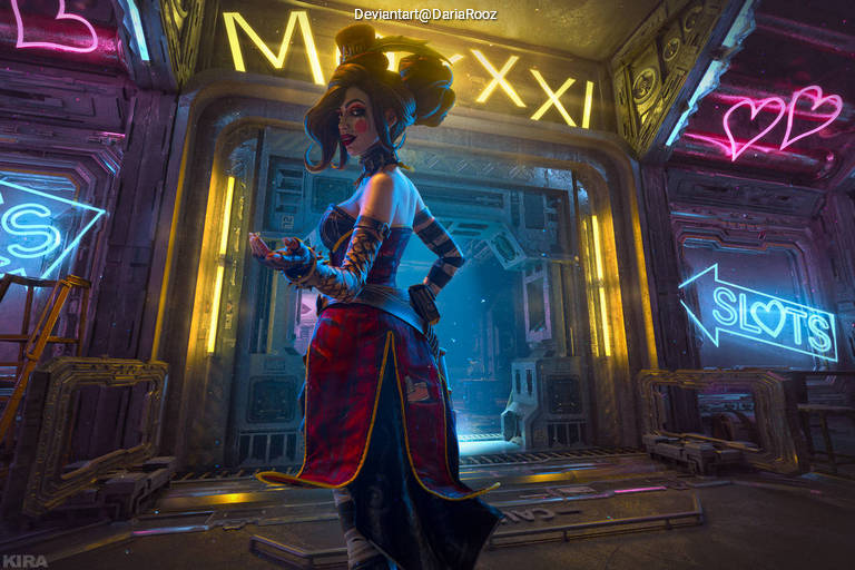 Borderlands 3 - Mad Moxxi Cosplay costume showcase portrait