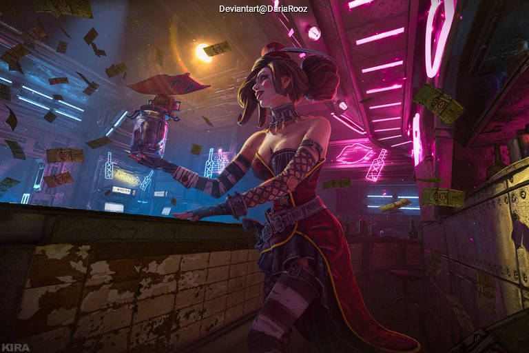 Borderlands 3 - Mad Moxxi Cosplay character costume portrait