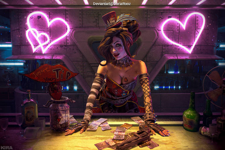 Borderlands 3 - Mad Moxxi Cosplay full length photo