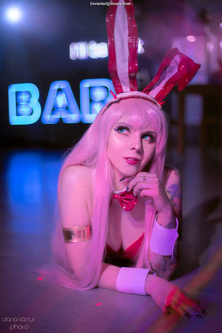 DARLING in the FRANXX - Zero Two (Partner Killer) (Bunny) Cosplay - cinematic portrait