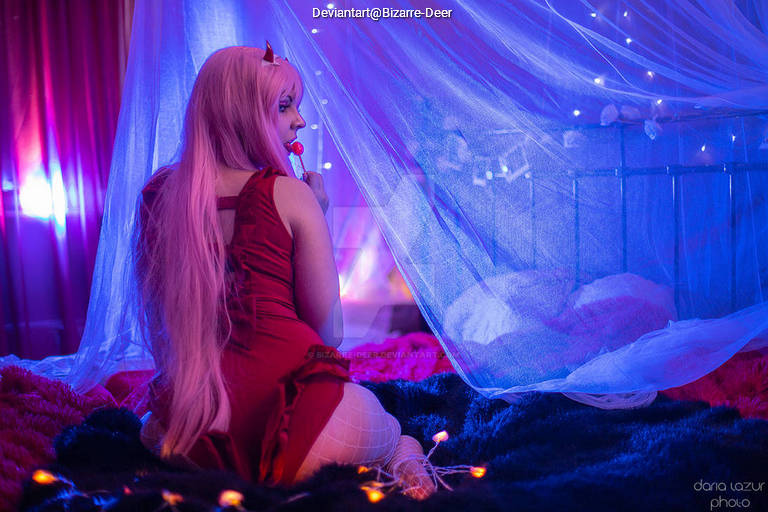 DARLING in the FRANXX - Zero Two (Partner Killer) Cosplay character recreation portrait