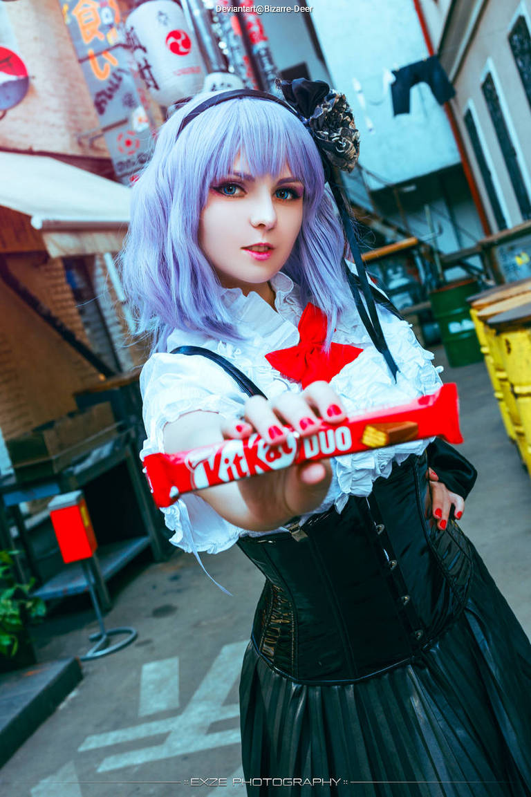Dagashi Kashi - Hotaru Shidare (The Humanoid Typhoon) Cosplay anime character costume photo