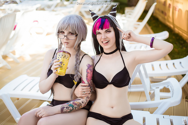 Danganronpa - Peko Pekoyama (Swimsuit) Cosplay character costume portrait
