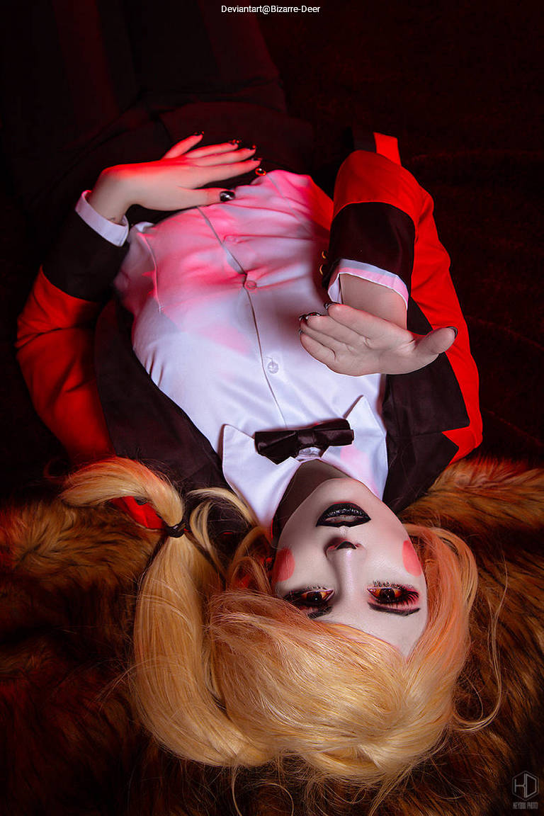 Hazbin Hotel - Princess Charlotte (Charlie) Morningstar Cosplay costume showcase portrait