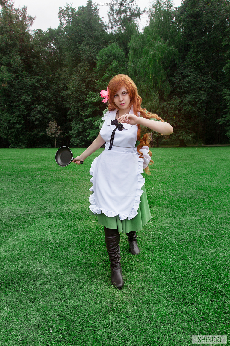 Hetalia - Elizabeta Hedervary (Hungary) Cosplay full body character photo