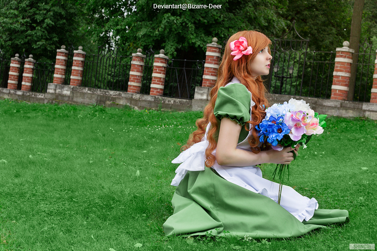 Hetalia - Elizabeta Hedervary (Hungary) Cosplay full body character photo