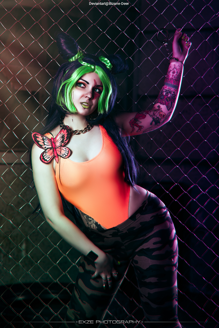 JoJos Bizarre Adventure - Jolyne Cujoh (JoJo) Cosplay anime character costume photo