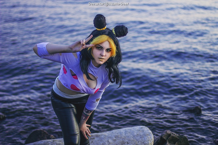 JoJos Bizarre Adventure - Jolyne Cujoh (JoJo) Cosplay character costume portrait