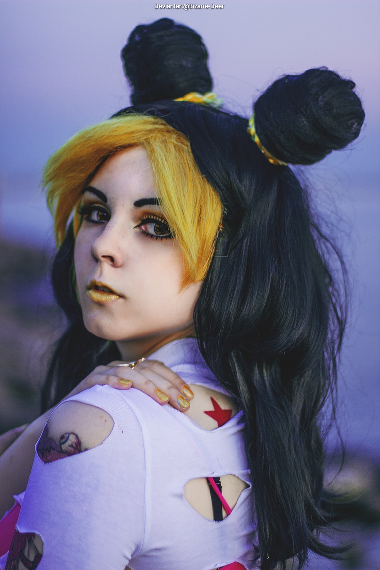 JoJos Bizarre Adventure - Jolyne Cujoh (JoJo) Cosplay character recreation portrait