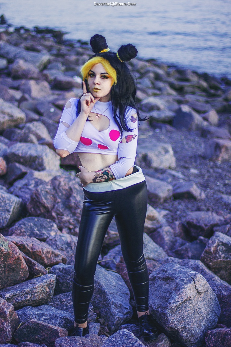 JoJos Bizarre Adventure - Jolyne Cujoh (JoJo) Cosplay full body portrait photography