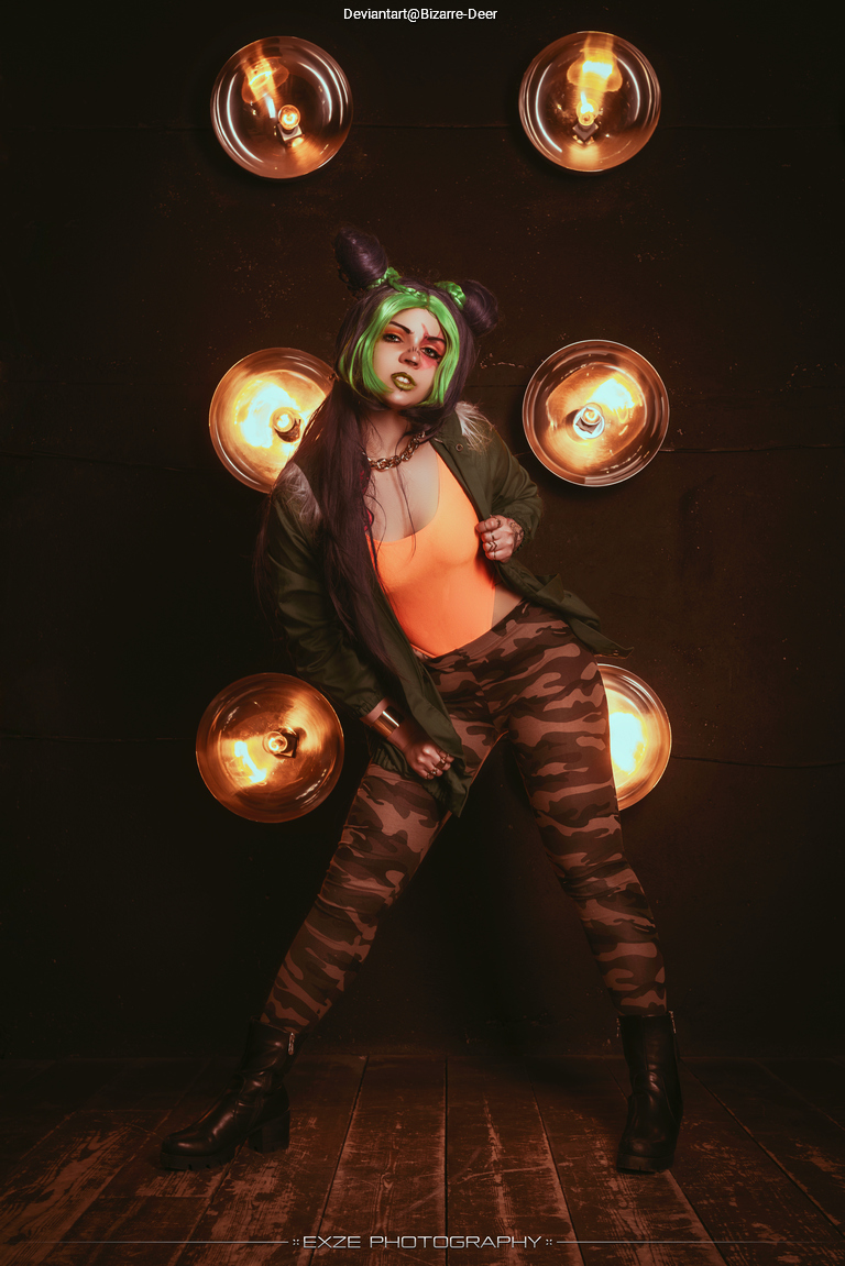 JoJos Bizarre Adventure - Jolyne Cujoh (JoJo) Cosplay full length photo