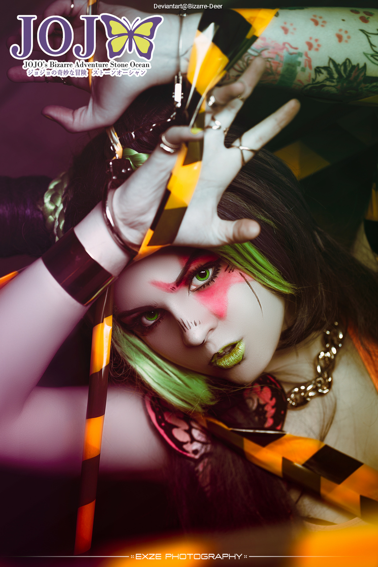 JoJos Bizarre Adventure - Jolyne Cujoh (JoJo) Cosplay full body character photo