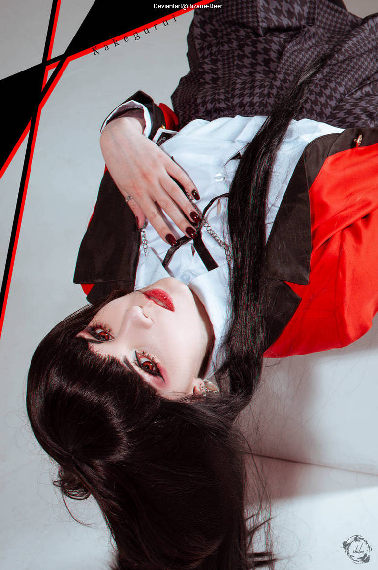 Kakegurui - Compulsive Gambler - Yumeko Jabami Cosplay - full body port.